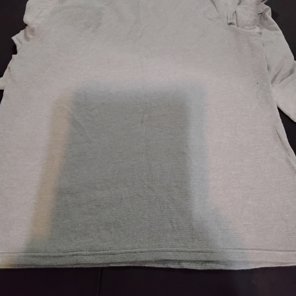 Polo by Ralph Lauren Gray Waffle Knit Shirt